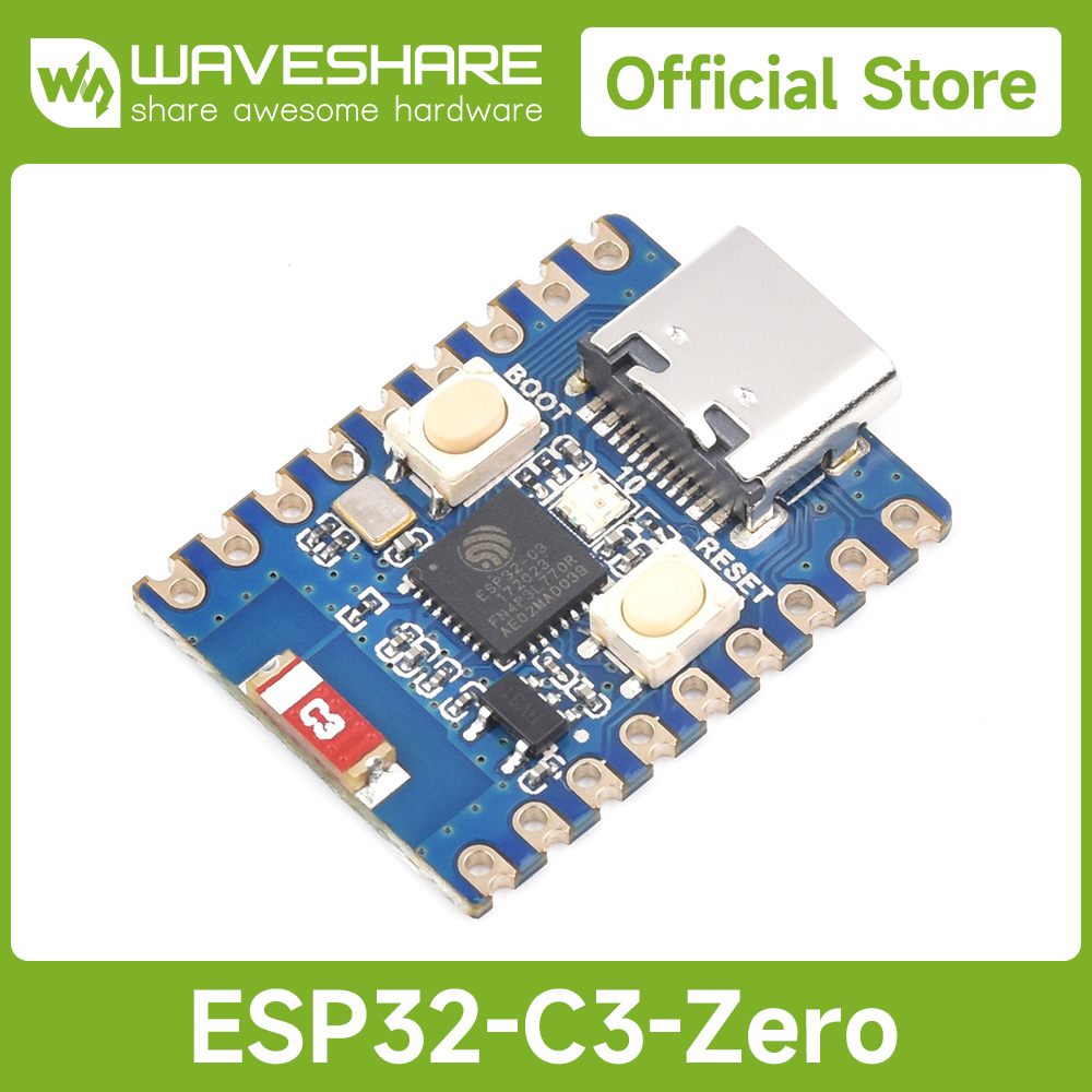 Waveshare Esp32 - Waveshare ESP32-C3 Zero Mini-Entwicklungsboard, basierend auf