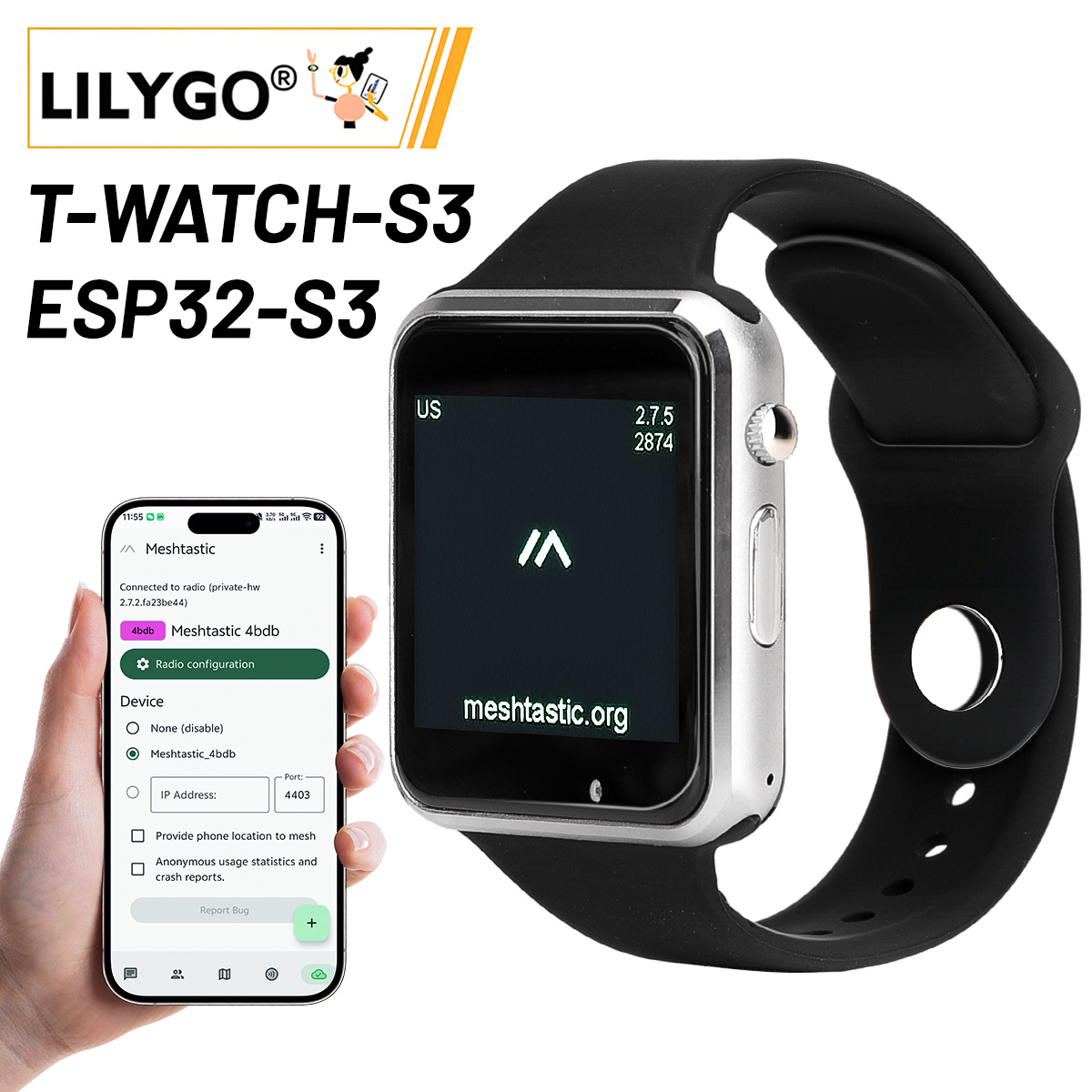 LILYGO T Watch S3 Lora Meshtas – Ttgo T Watch Bewertung und Preis